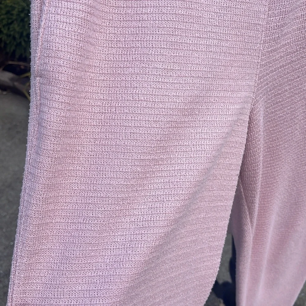 Comfy Pastel Pink Knit Sweatpants Run Small